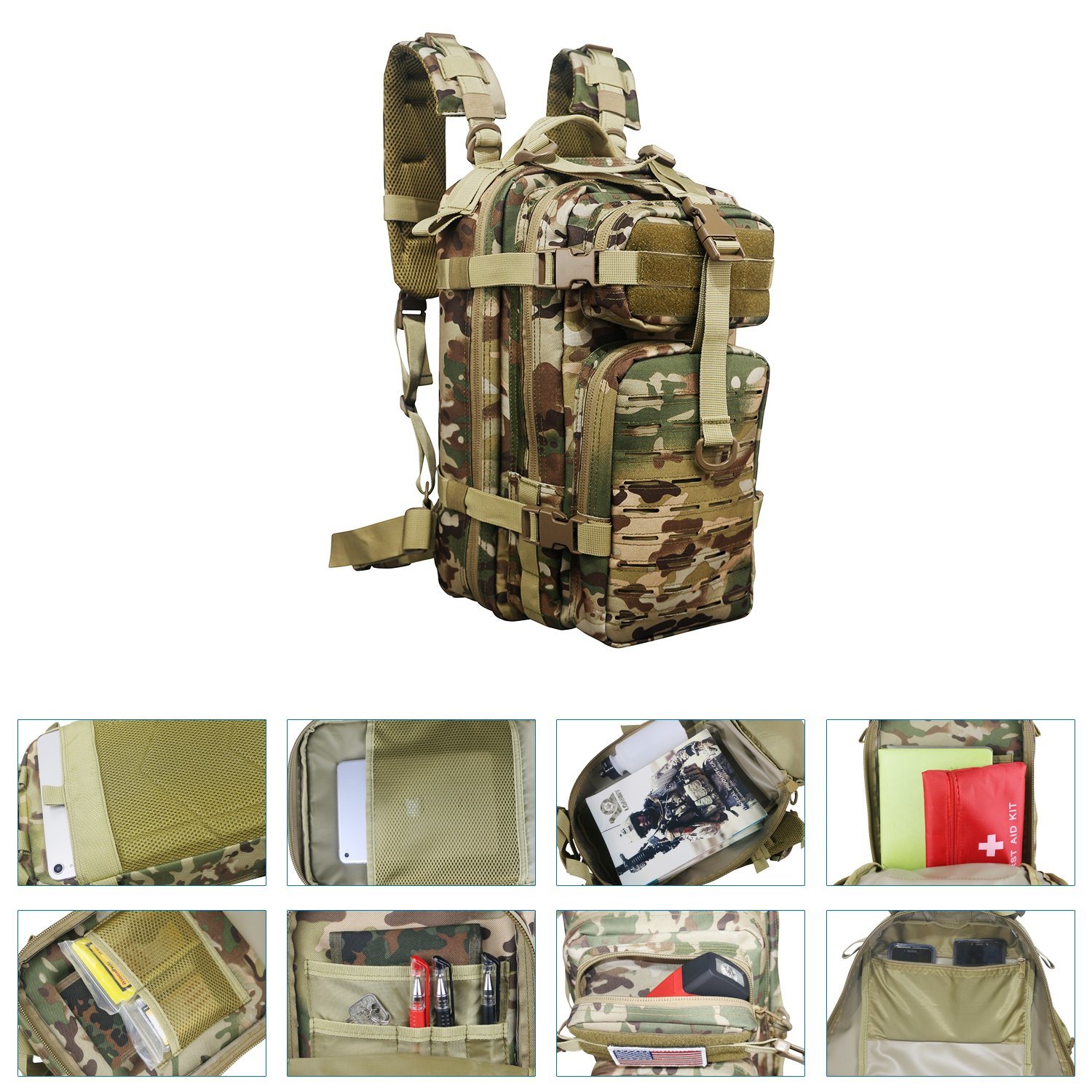 Camping Traveling Bags Small Backpack Waterproof Large Capacity