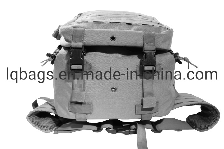Military Camouflage Tactical Laser Cut Molle Backpack for Outdoor Survival