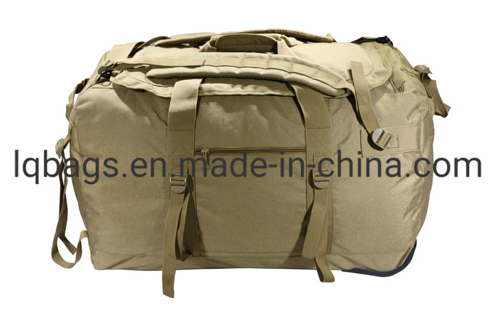 Military Large Trolley Bag Travel Bag with Wheel for Outdoor