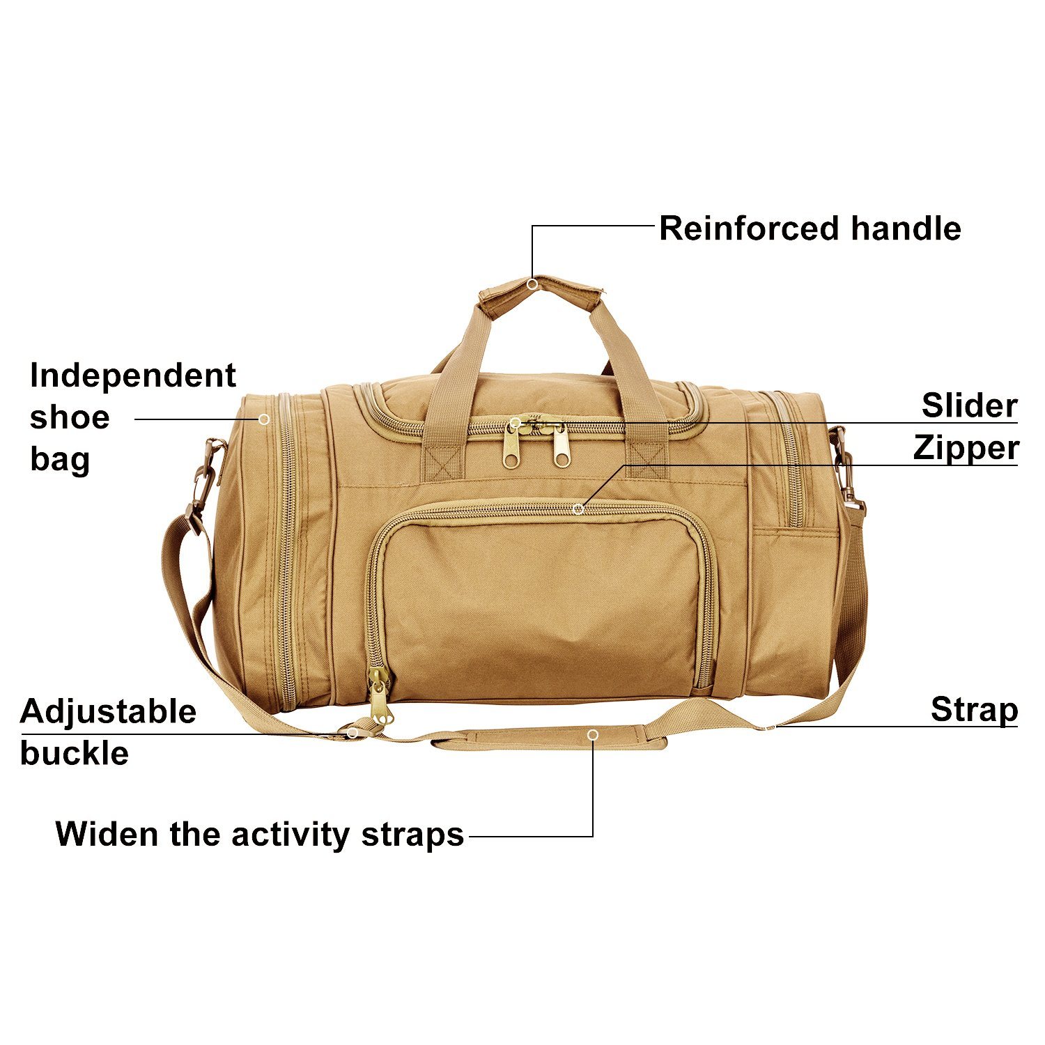 Duffle Fitness Outdoor Travel Large Size Military Tactical Bags