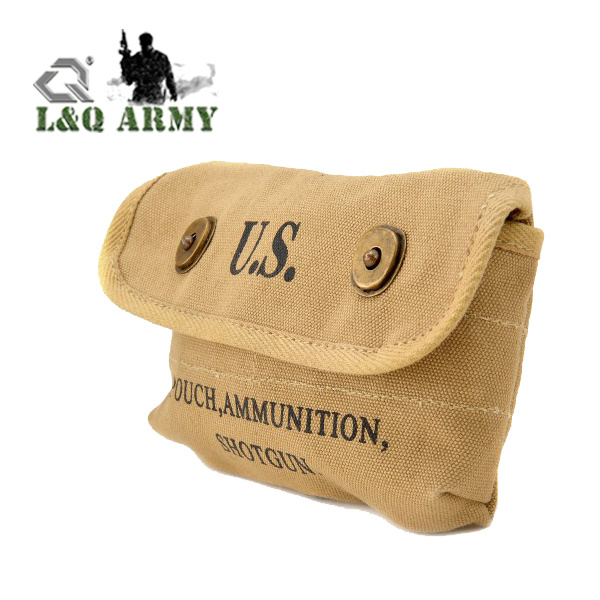 Shot Gun Shell Pouch Canvas 12 Round