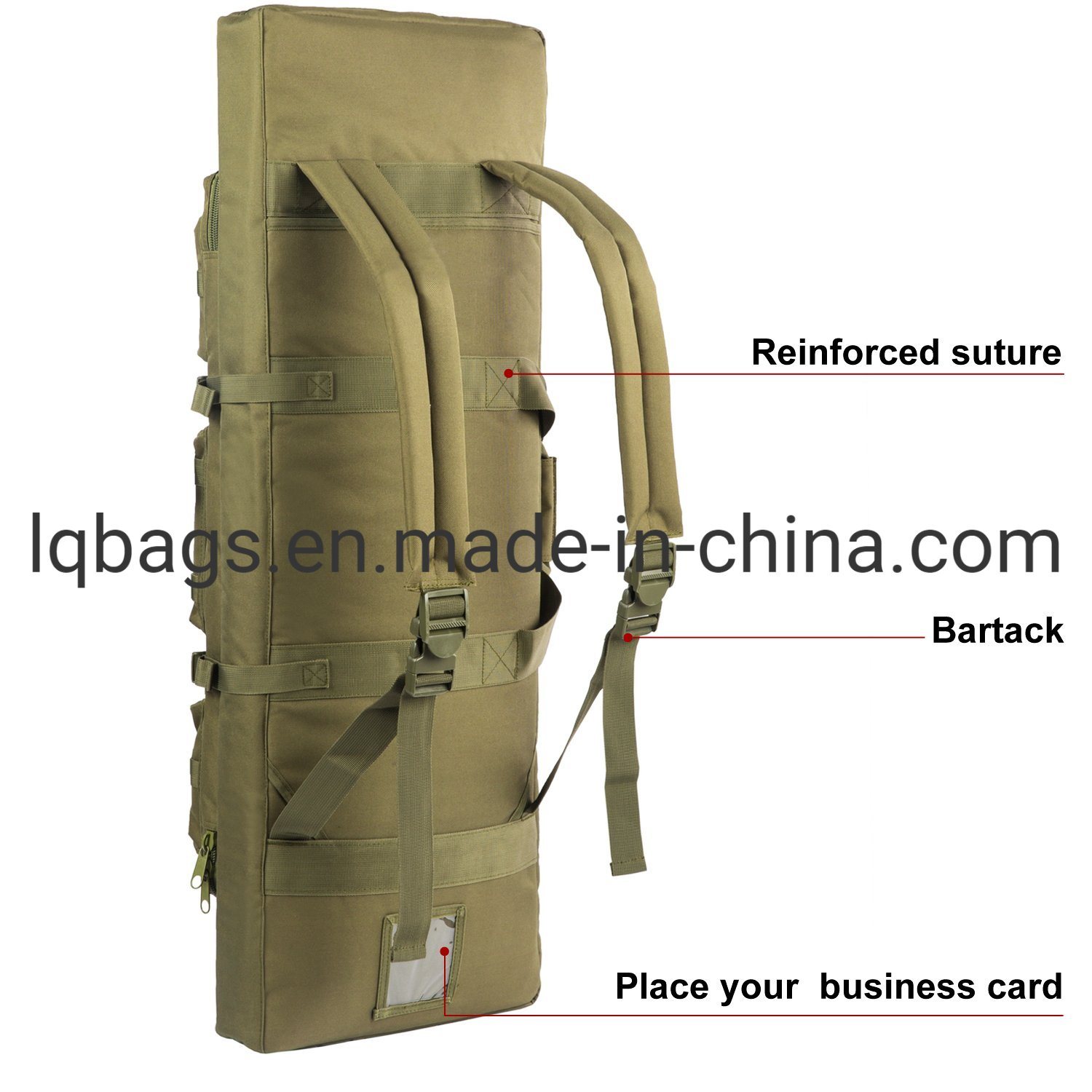 Tactical Outdoor Molle Deluxe Double Rifle Gun Bag Backpack