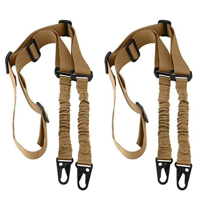 2 Point Rifle Sling Multi-Use Gun Sling with Length for Hunting