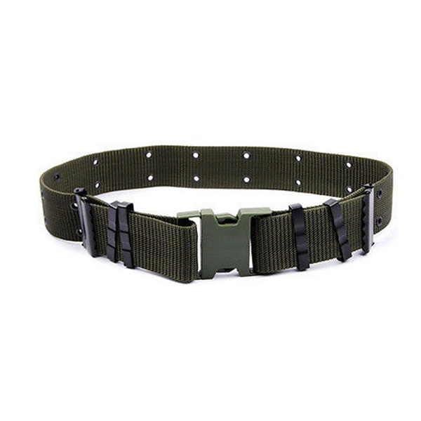 New Adjustable Men Army Military Tactical Belts Heavy Duty Combat Waistband