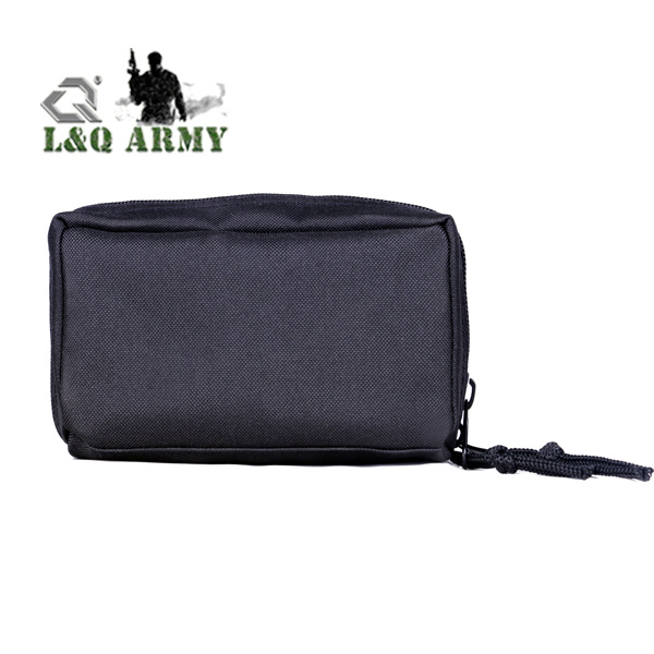 Tactical Shell Pouch Zipper Elastic Loop