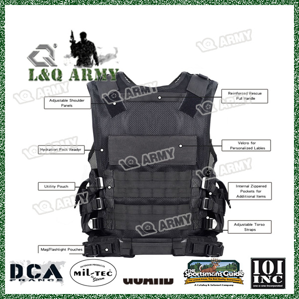 Tactical CS Field Vest Outdoor Combat Training Vest Adjustable