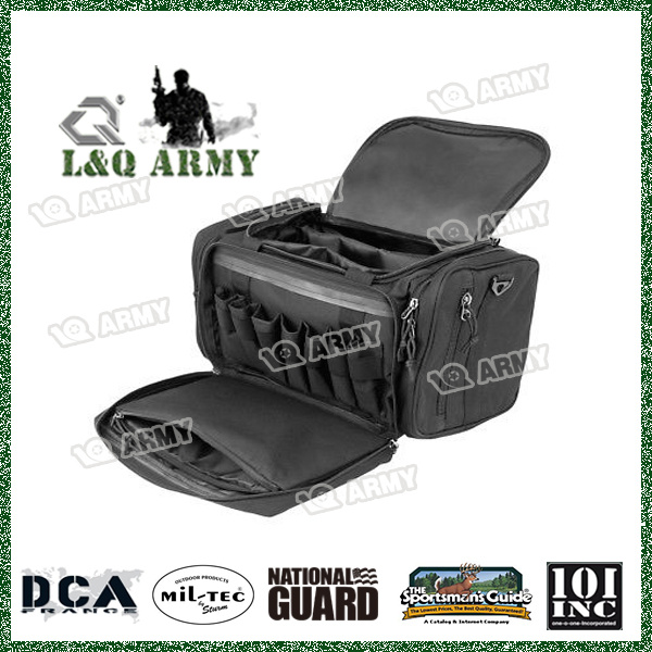 Large Tactical Deluxe Range Duffle Bag Padded Polyester Pistol Gun