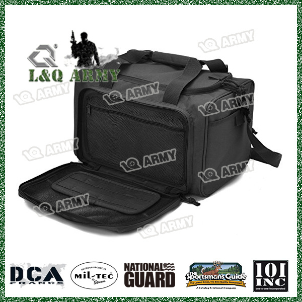 Deluxe Pistol Range Duffle Bags Black