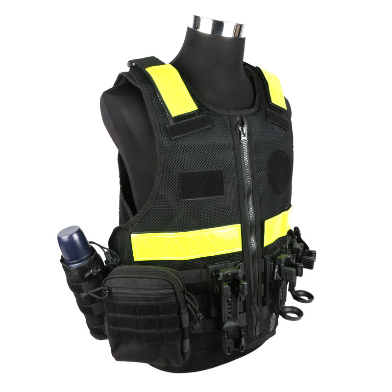 Reflective Tactical Vest Outdoor Combat Vest Tactical Security Vest Military Plate Carrier