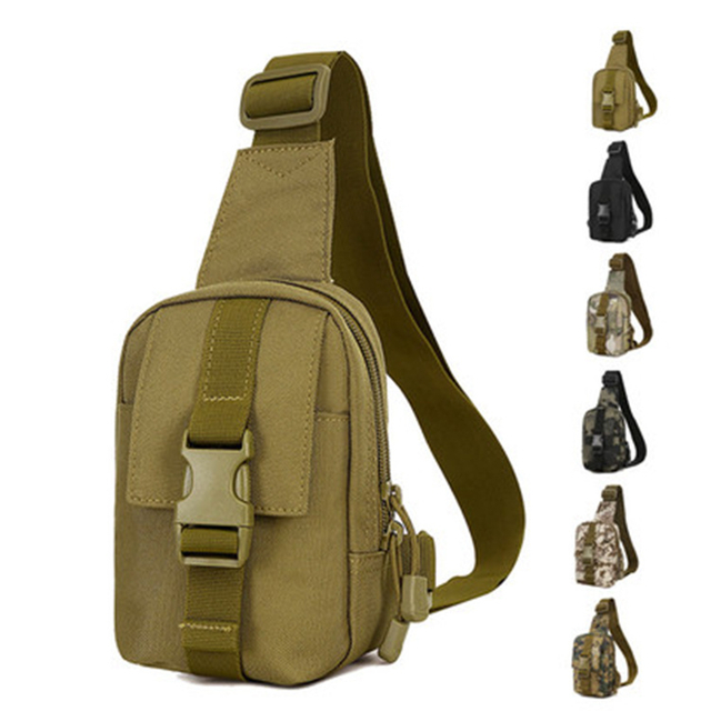 Military Shoulder Tactical Sling Bag Chest Pack Multifunctional Tactical Chest Bag Large Capacity