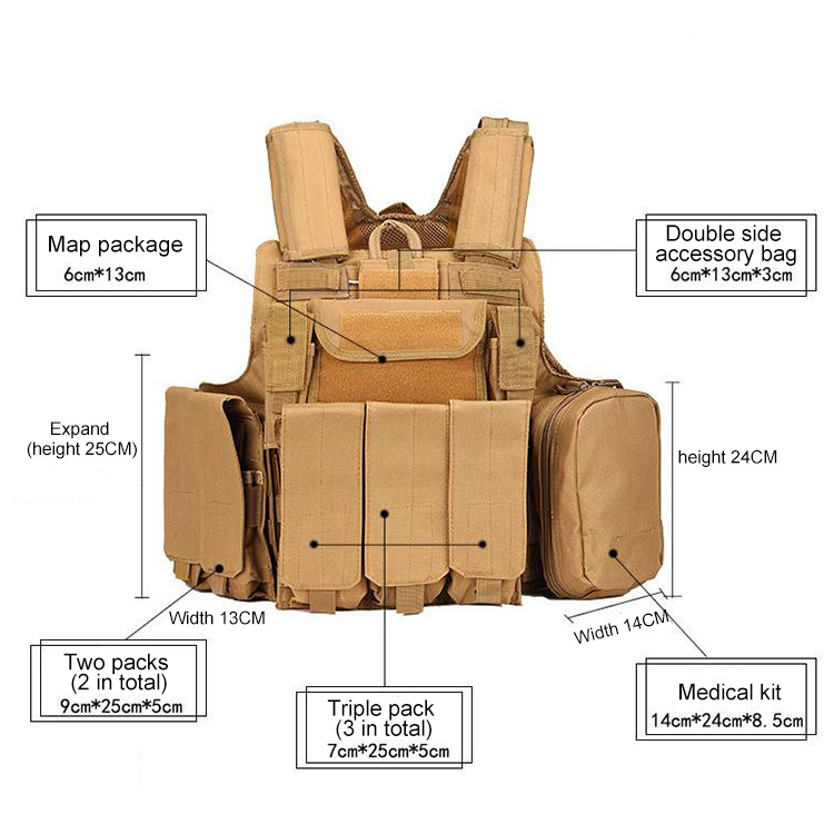 Military Tactical Vest Plate Carriers