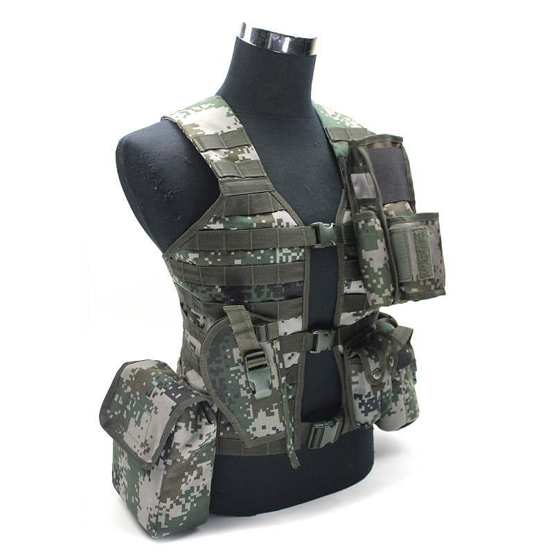 Custom Oxford Tactical Vest Black Tactical Vest Manufacturer Molle Light Tactical Vest