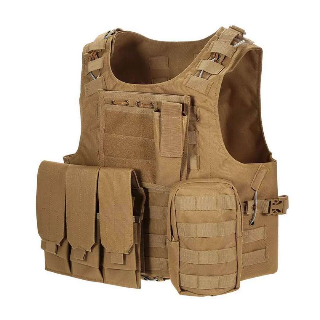 Tactical Vest Holster for Police Soldiers Mens Tactical Bike Vest