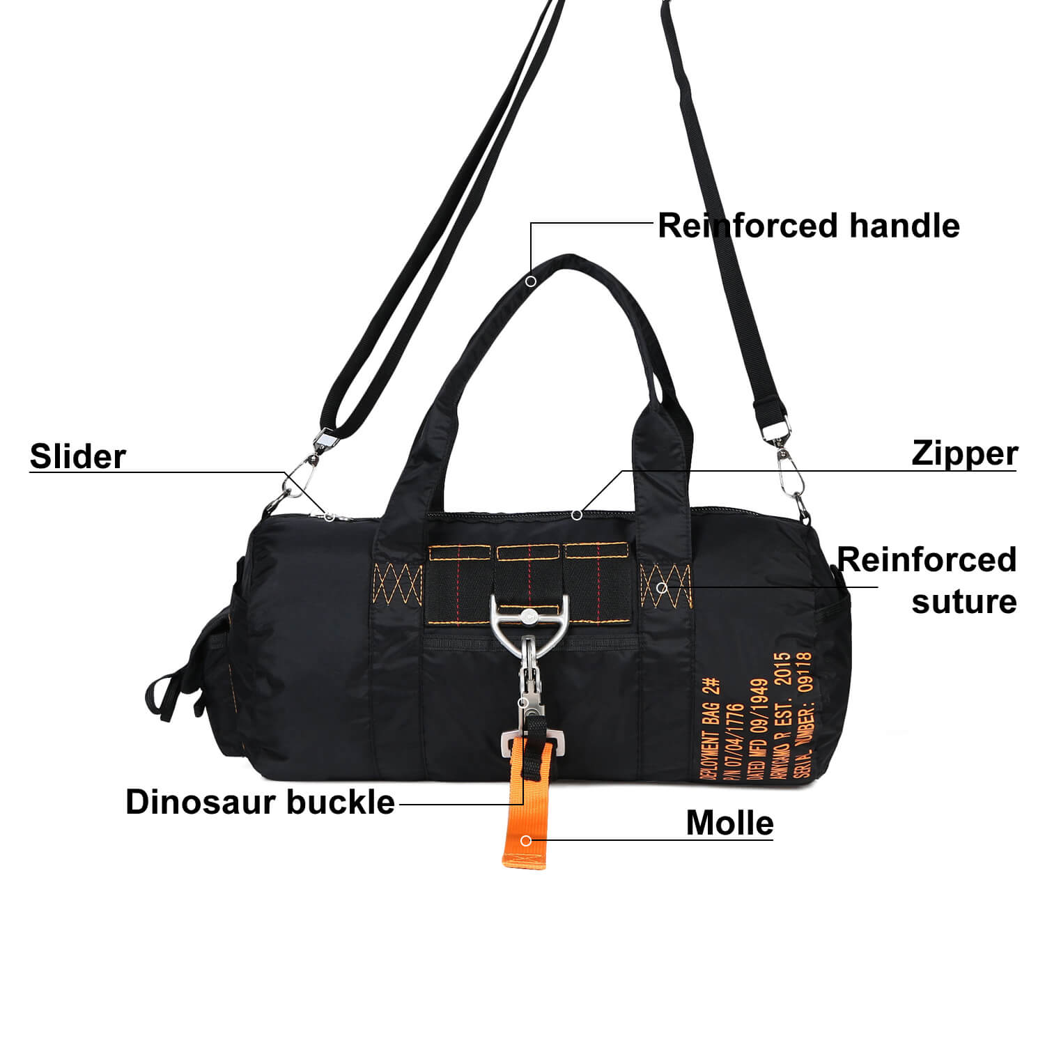 Tactical Parachute Duffle Bag 
