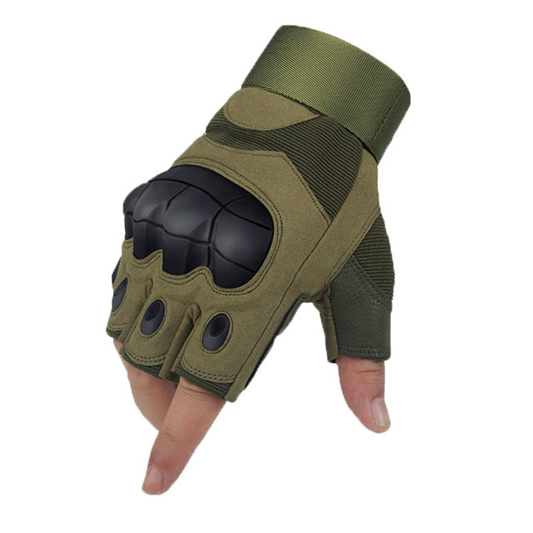 Military Hard Work Knuckle Tactical Cycling Gloves