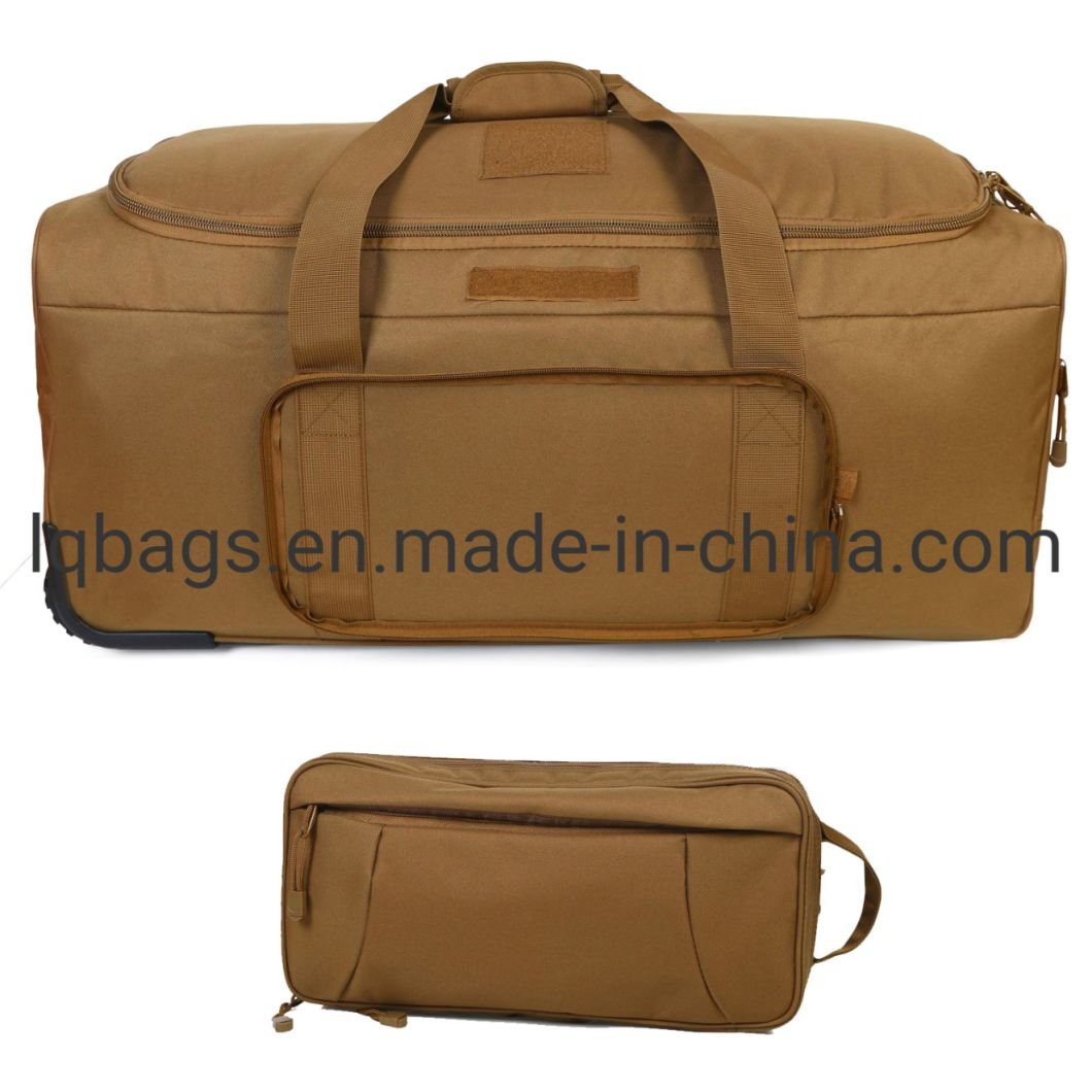 Military Tactical Duffle Bag Trolley Duffel Molle Bag