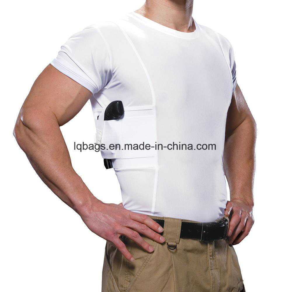 Men′ S Concealed T Shirt Carry V-Neck