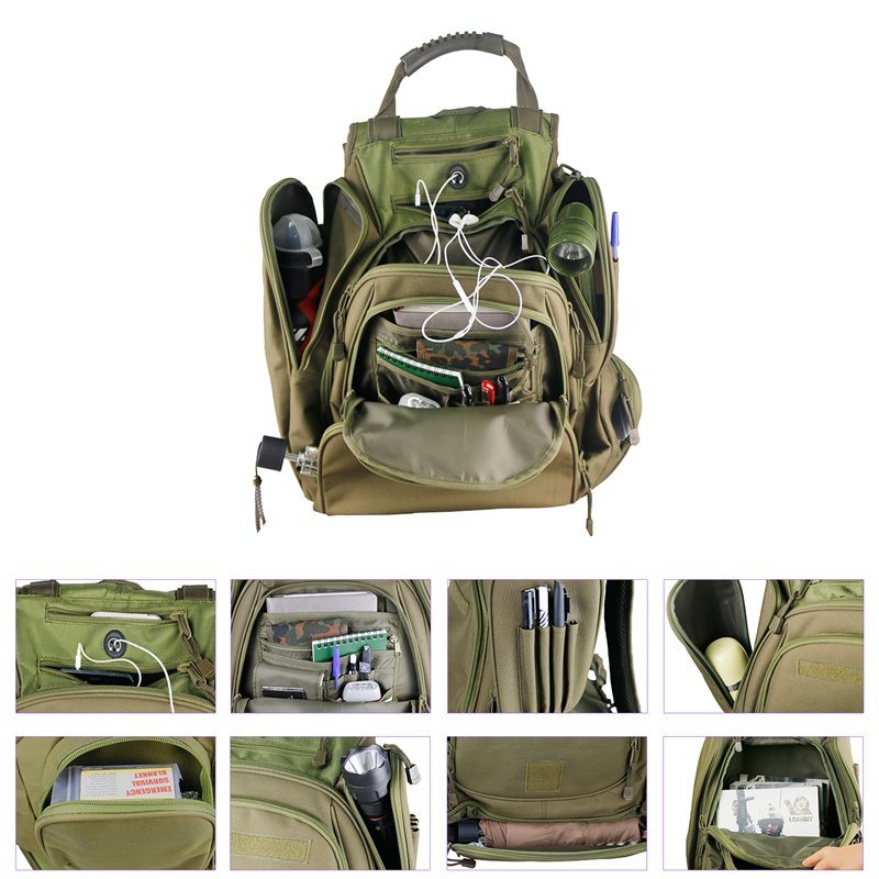 Military Backpack Tactical Hiking 40L Large Capacity Urban Go Pack Bag