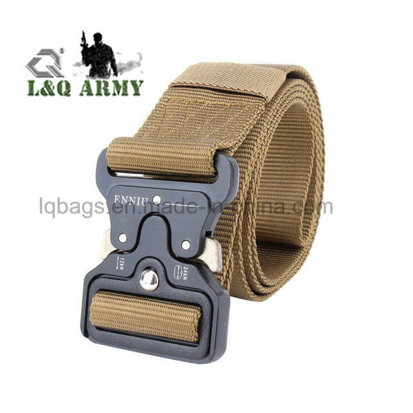 Men Military Nylon Buckle Waistband Belt Solid