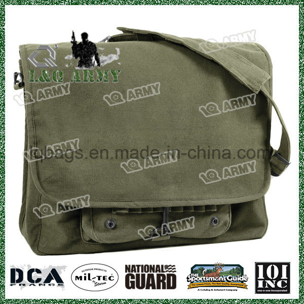 Stonewashed Vintage Style Military Paratrooper Messenger Shoulder Bag