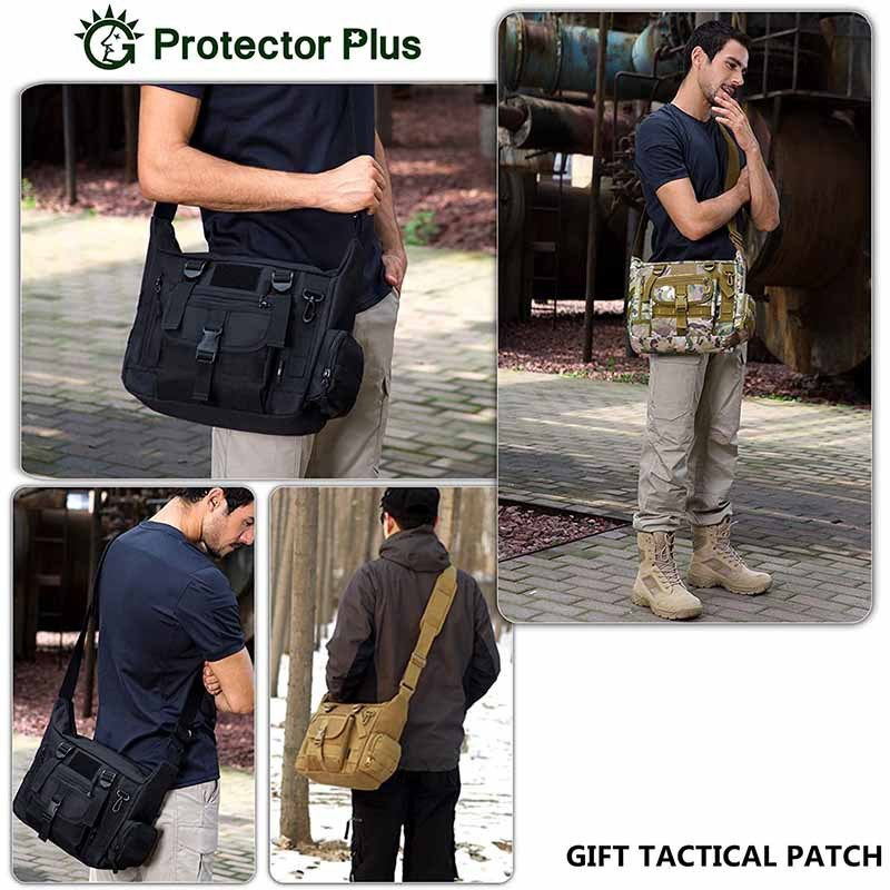 New Tactical Messenger Bag Men′s One Shoulder Crossbody Business Bag