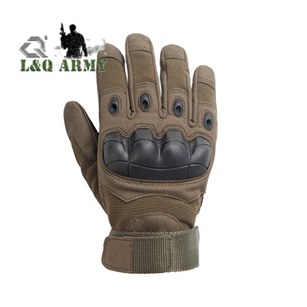 Military Rubber Hard Knuckle Tactical Gloves