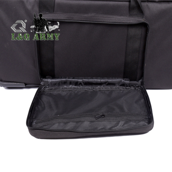 Rolling Wheels Deployment Travel Bag Luggage Duffel Bag