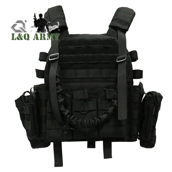 Tactical Quick Release Plate Carrier Vest with Pouches