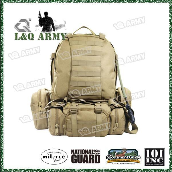 50L Detachable Tactical Backpack with Superior Molle System