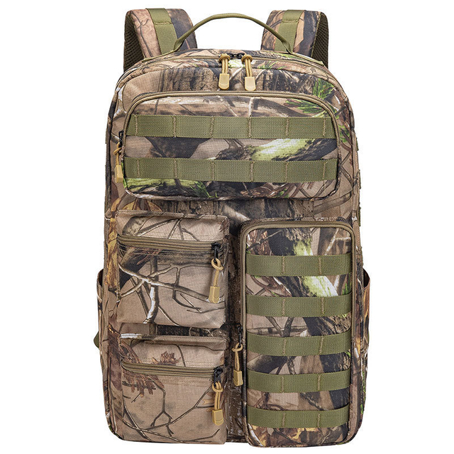 Camouflage Dead Leaves Tactical Mountaineering Bag