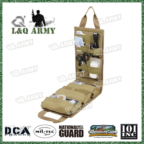 Military Insert Kit Aid Bag Medical Pack with Clear PVC Window