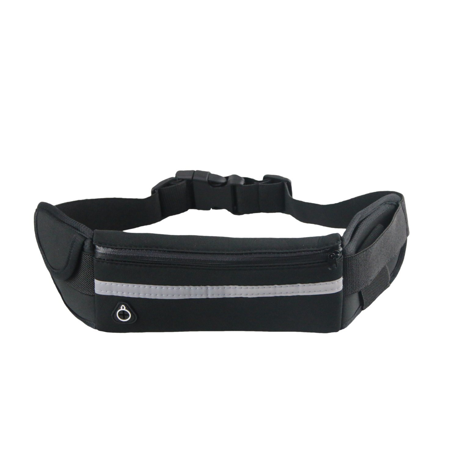 Runner Black Waist Bag Men