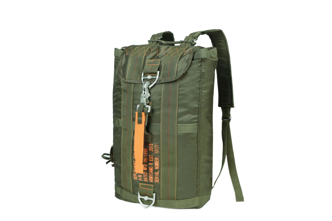 Military Flight Parachute Rucksack Bag Military Pilot Backpack