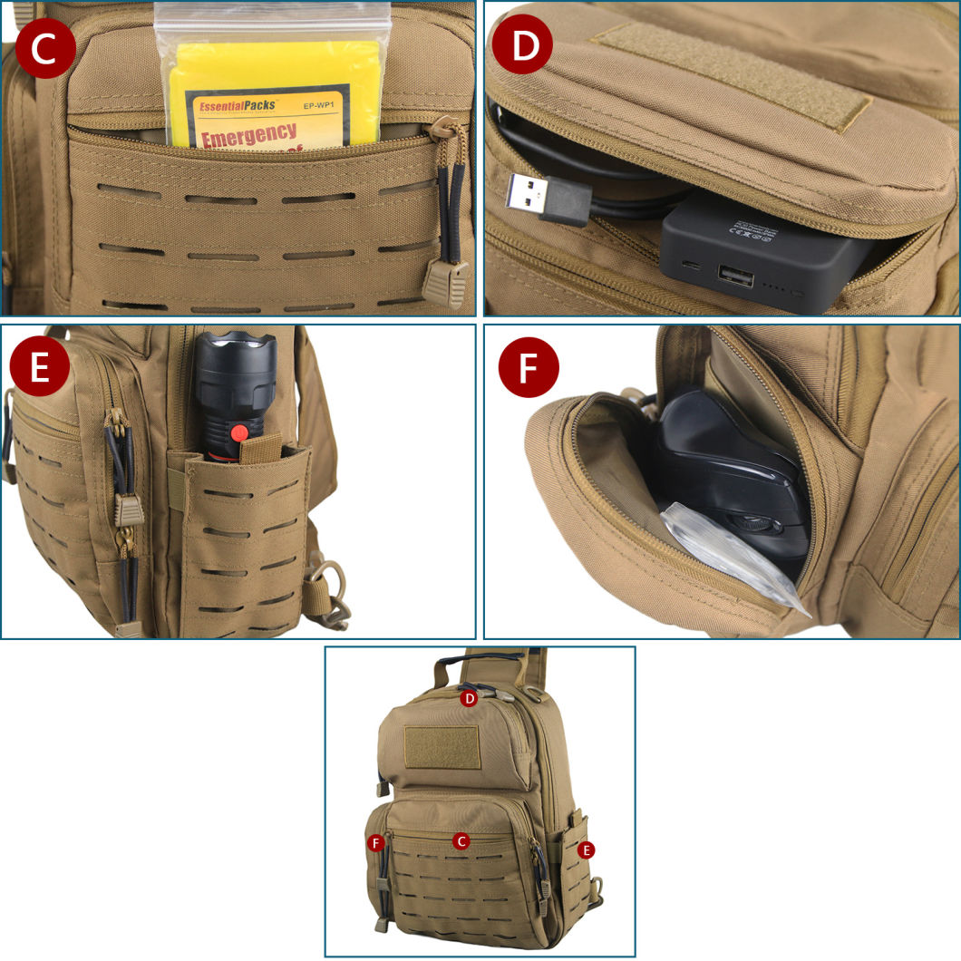 Travel Leisure Business Army Single Shoulder Bag Chest Bag Casual Briefcase