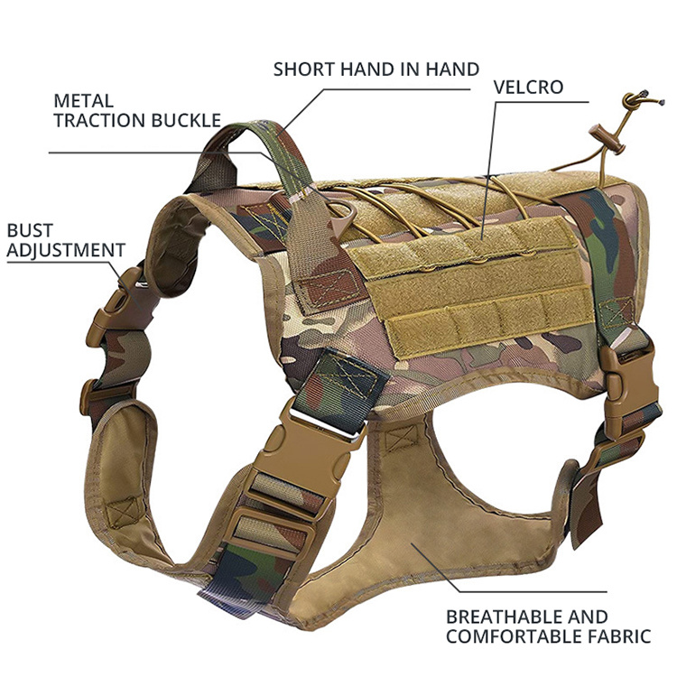 Molle Tactical Vest Tactical Chest Bag Pet Vest