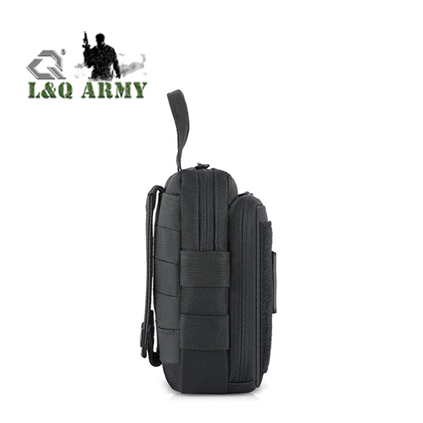 Black Tactical Admin Molle Military Tool Map Pouch