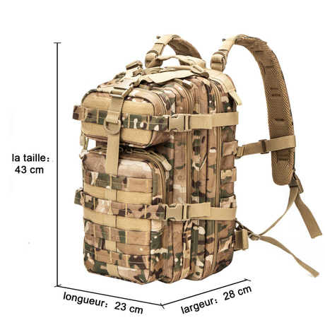Large Capacity Zipper Backpacks for Camping Hiking Small Army Tactical Waterproof