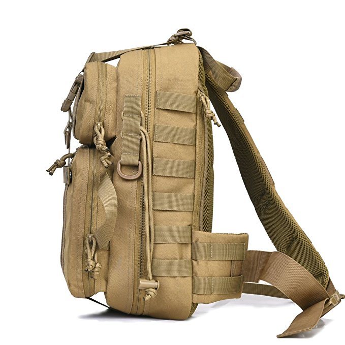 Tactical Assault Sling Pack Military Molle Shoulder Sling Bug out Bag