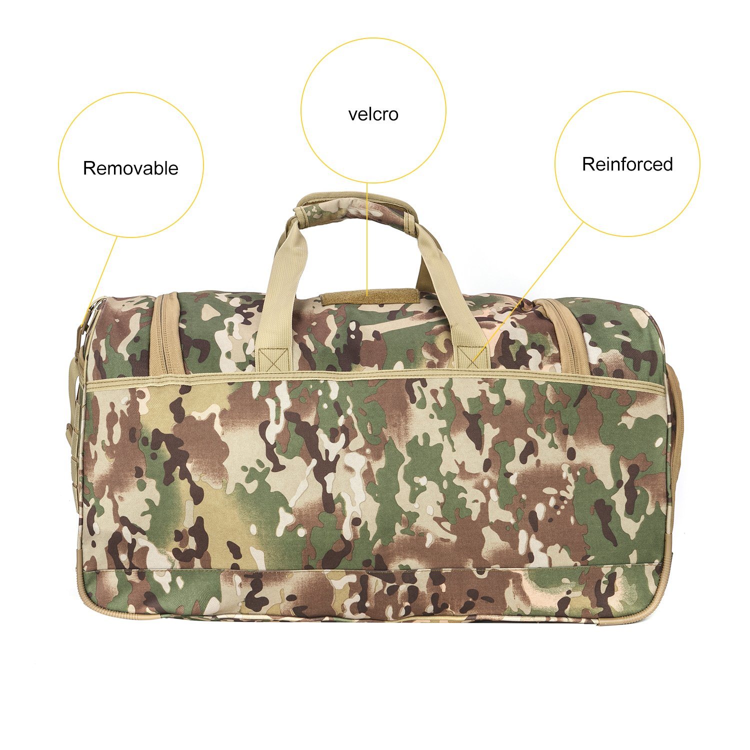 Premium Military Tactical Large Capacity Bag with Shoe Compartment