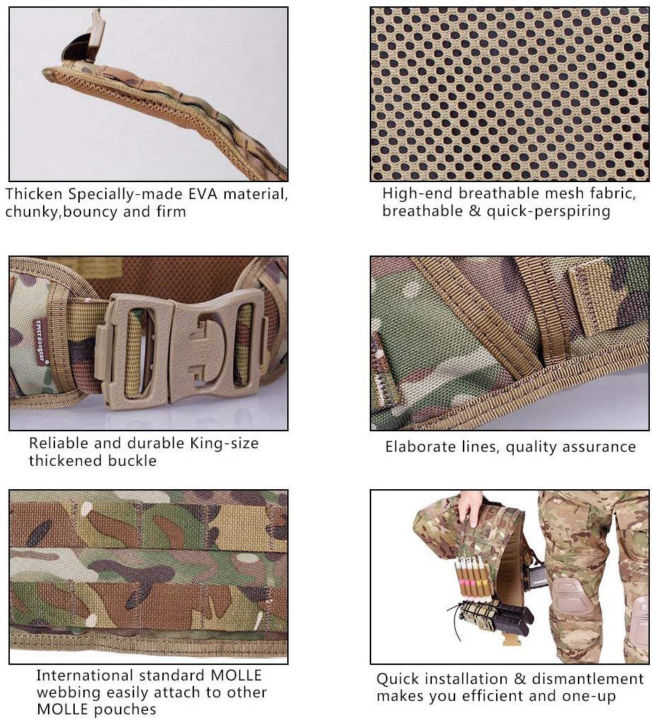 Military Belt Tactical Tactical Belt for Men