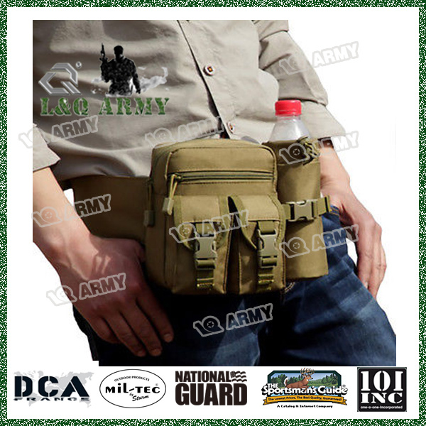 Tactical Waist Military Fanny Pack Water Bottle Pocket Holder Pouch