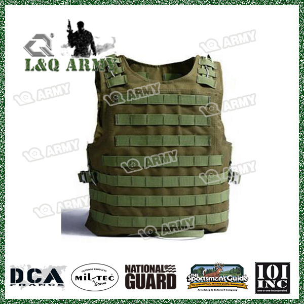 Military Combat Load Bearing Vest Double Sewing Line with Adjustable Waist Tactical Vest