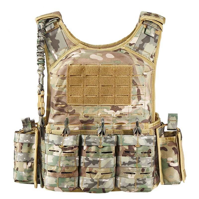 Bulletproof Vest Level 4 Tactical Tactical Vest with Knife Pouch Nylon Military Tactical Vest