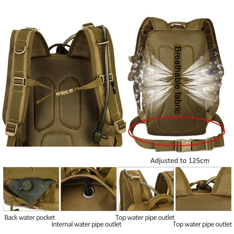 Military Backpack Hiking Outdoor Rucksack Backpack