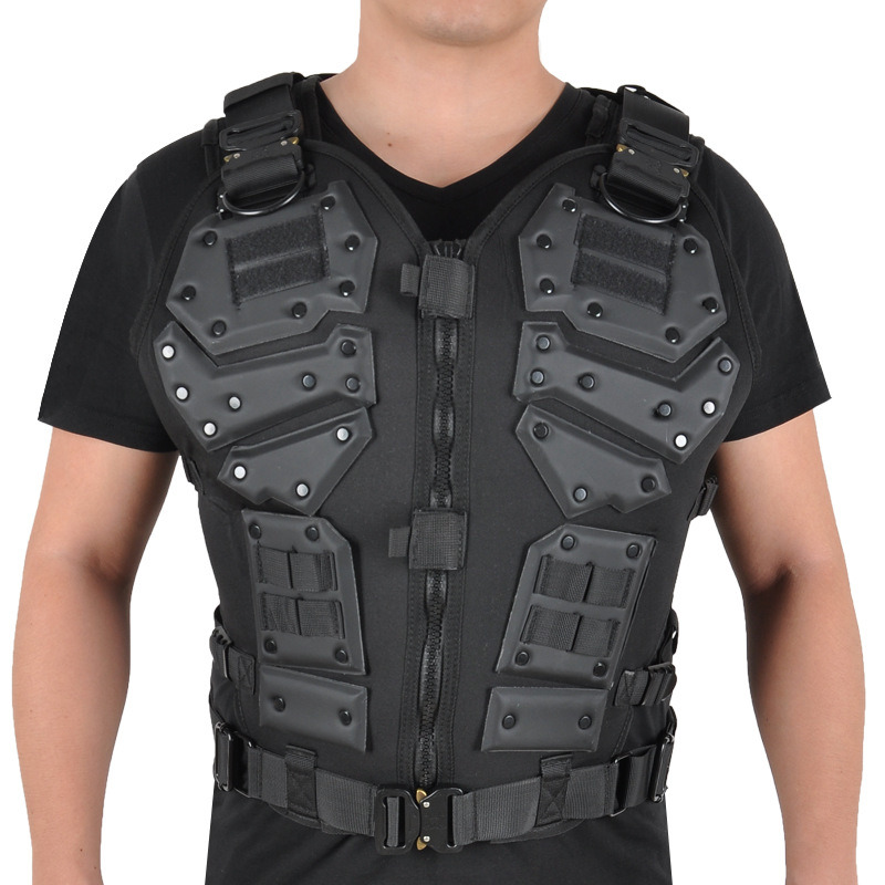 Military Men Tactical Vest Tactical Vest with Pockets Light Blue Tactical Vest