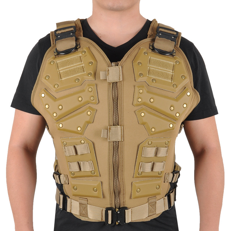 Military Men Tactical Vest Tactical Vest with Pockets Light Blue Tactical Vest