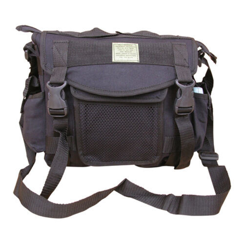 Mens Travel Army Combat Canvas Messenger Us Shoulder Satchel Sports Bag Black