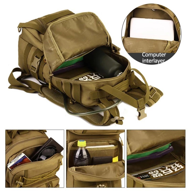 Travel Hiking Cycling Tactical Backpack Bag