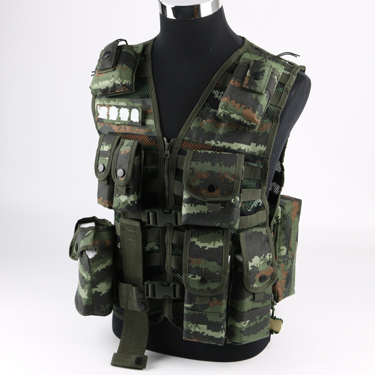 Police Service Military Tactical Harness Vest Camouflage Enhanced Tactical Load Bearing Vest