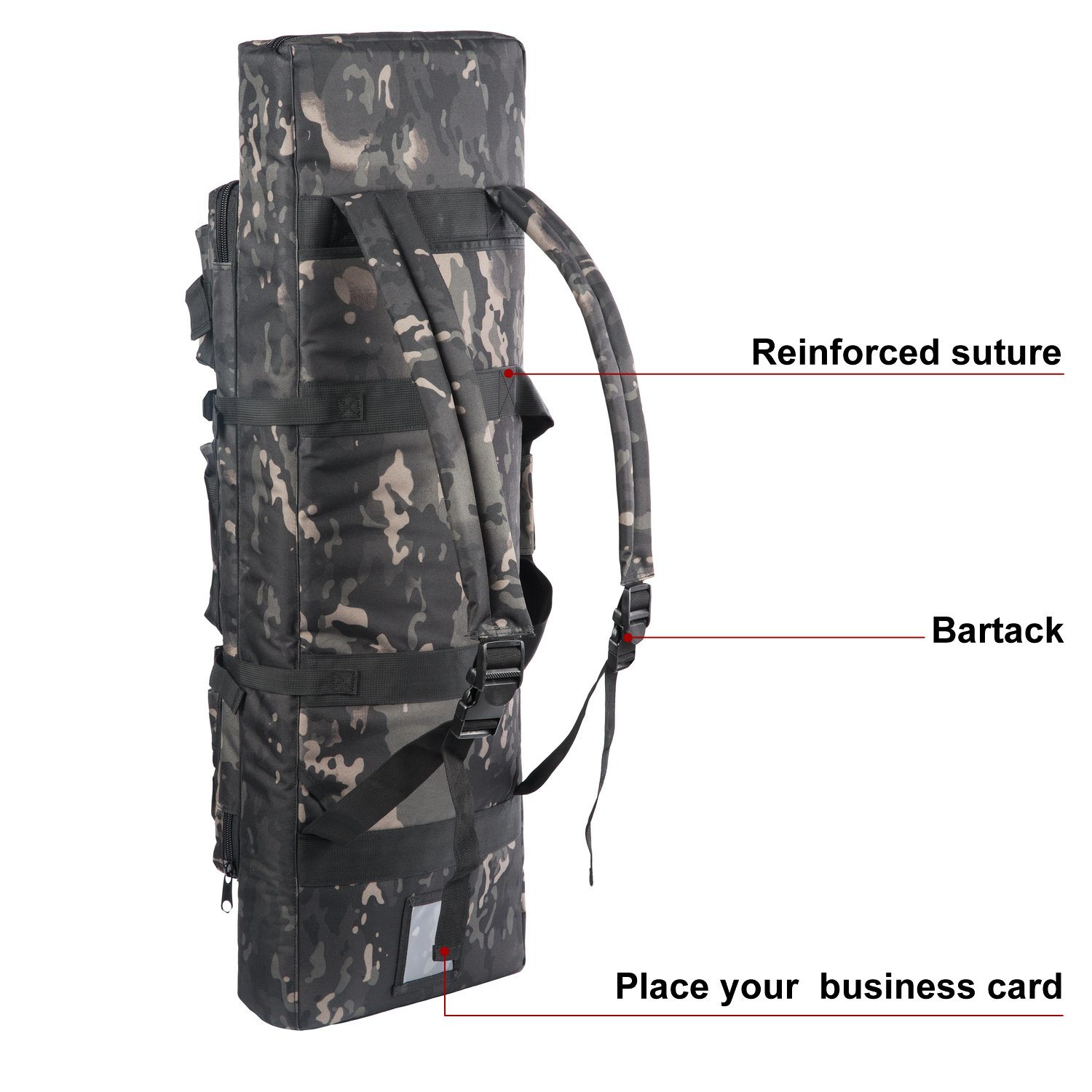 Tactical Equipment Firearm Backpack for Hunting Outdoor Double Long Rifle Pistol Gun Bag